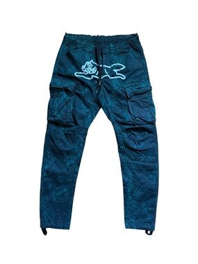 Icecream Black Joggers with Teal Interior size large